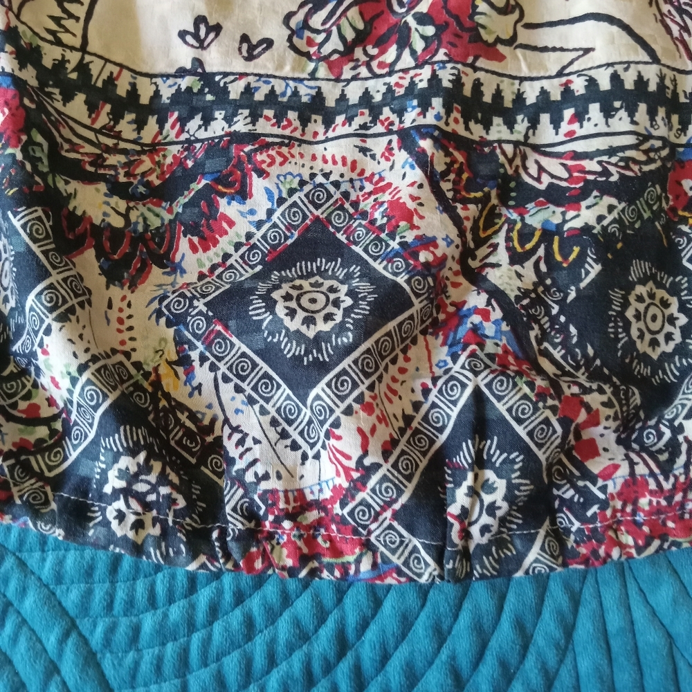 Lucky Brand Bohemian Peasant Blouse - Picture 5 of 9